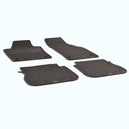 GUZU rubber mat VW CADDY 2004-2020  [black,rubber,set of 4]