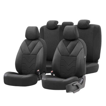 OTOM Tempo SEAT COVER DACIA DUSTER 2009-2017  [black,fabric] 2+3