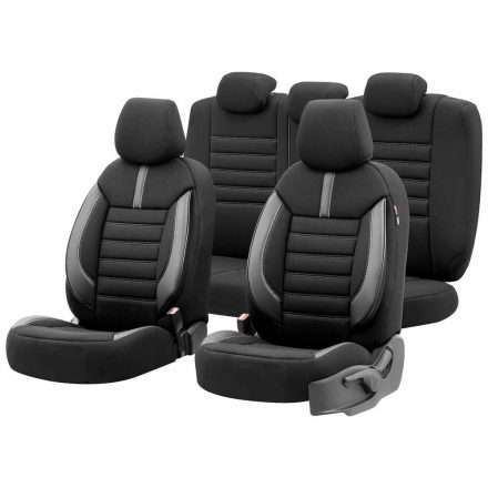 OTOM Limited SEAT COVER DACIA DUSTER 2009-2017  [black,fabric] 2+3