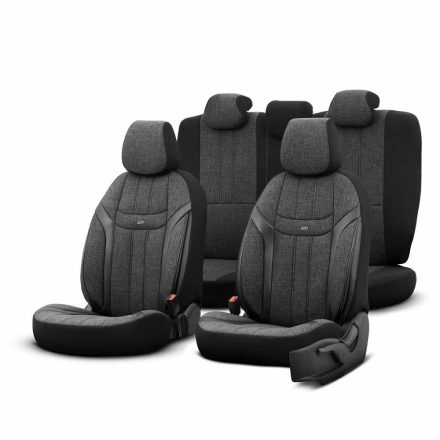 OTOM Swan SEAT COVER DACIA DUSTER 2009-2017  [black,fabric] 2+3